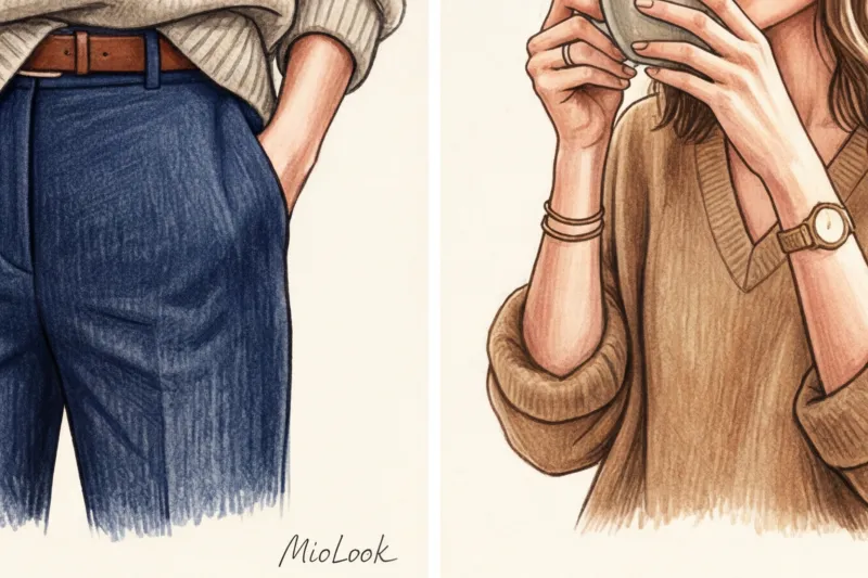 Как носить объемный свитер оверсайз и не прибавлять себе лишних килограммов - 8