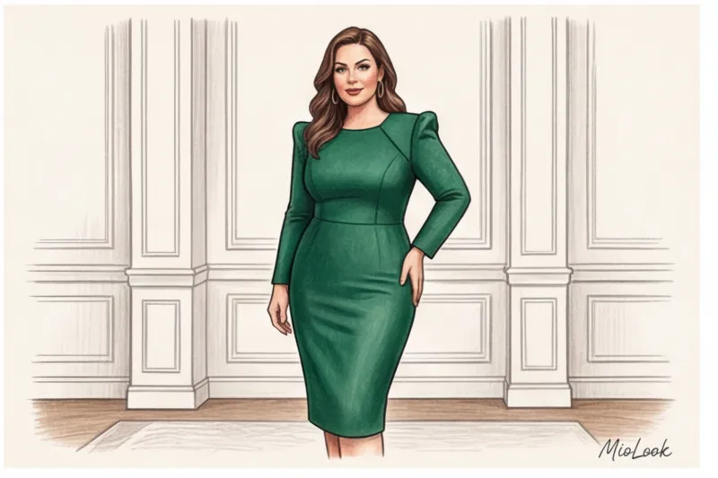 Образы на корпоратив для полных женщин: как подчеркнуть достоинства - 9