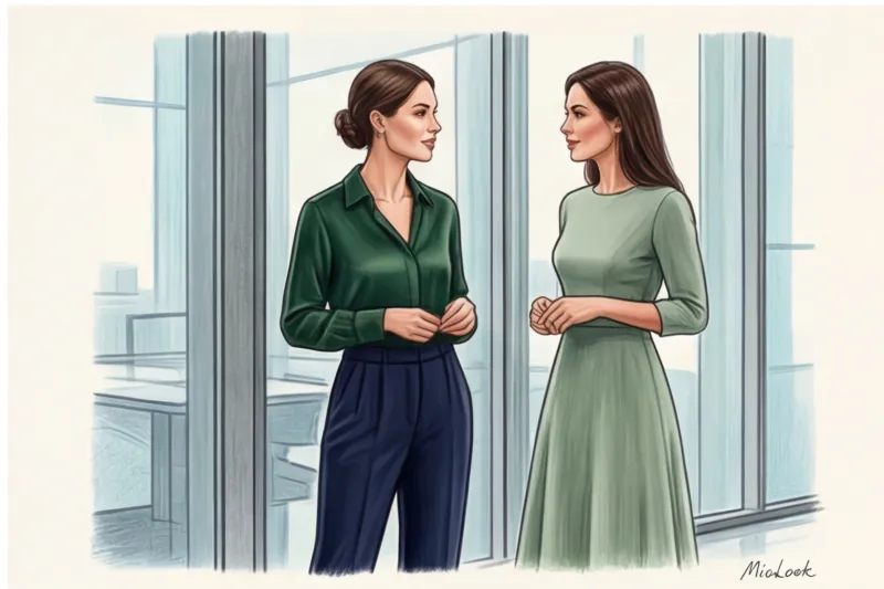 Цветовая гамма делового гардероба: как добавить цвет в скучный офис - 9