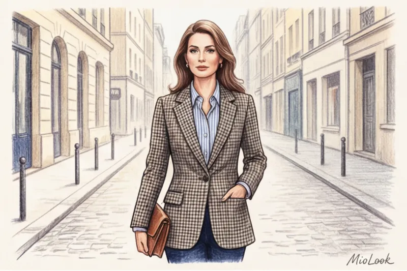 Высший пилотаж: как сочетать клетку, полоску и горох в одном образе - 2