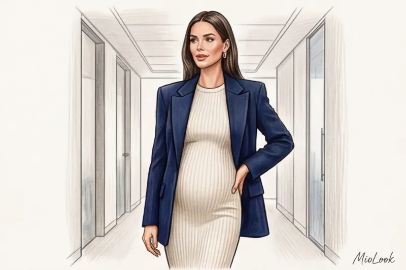 Офисный стиль для беременных: деловой дресс-код без ущерба для комфорта - 2