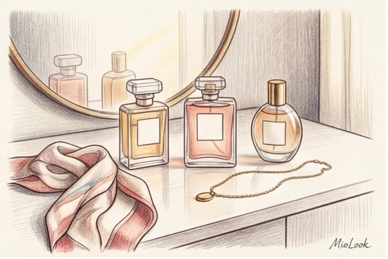 Where to spray perfume to mix: skin, hair, clothes