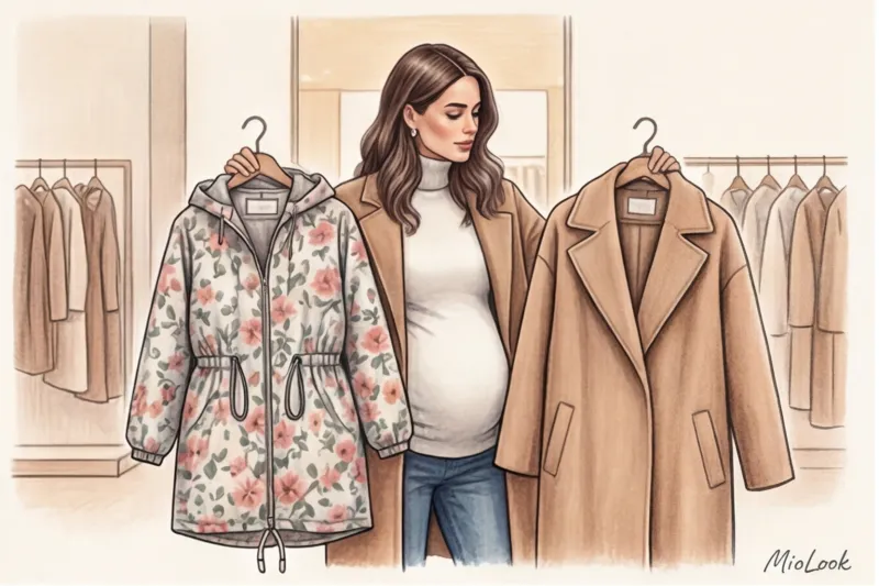 Outerwear for the 3rd trimester: stylist tips