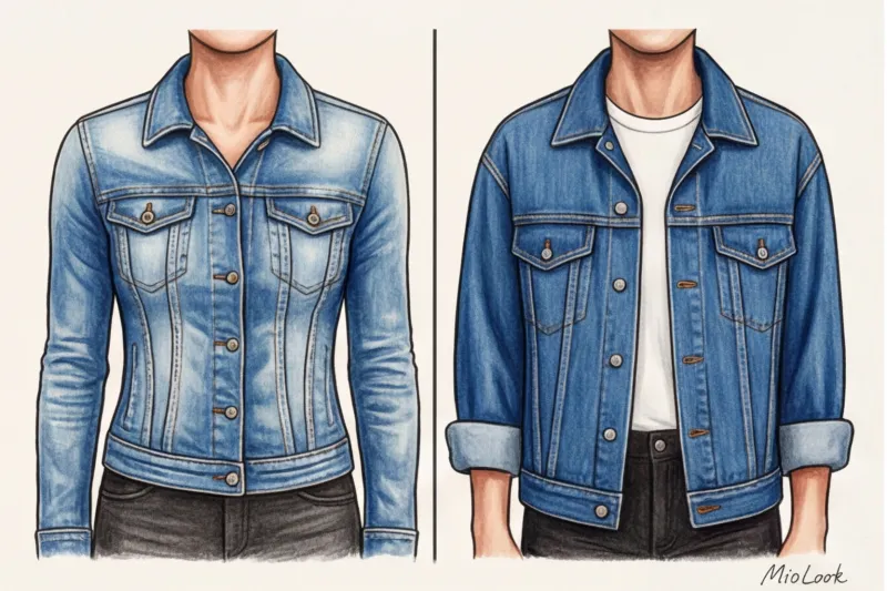 Базовая джинсовая куртка: актуальные фасоны и стильные сочетания - 4