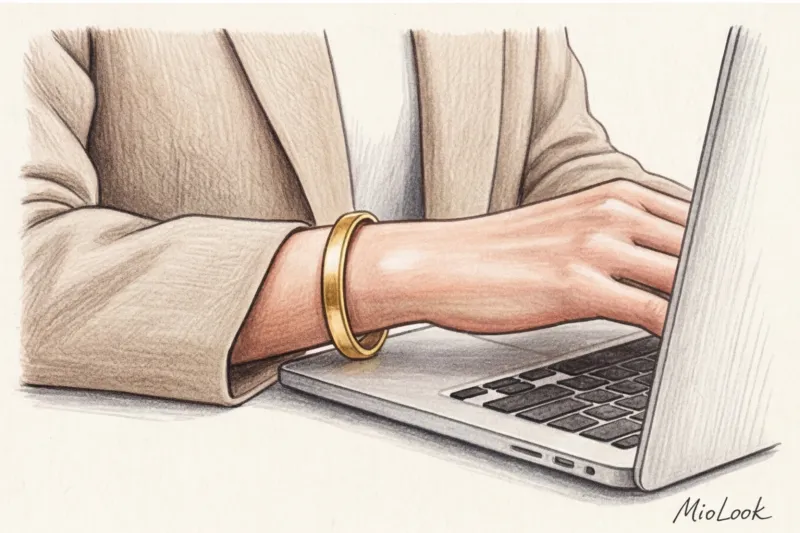 Базовые браслеты: от жестких бэнглов до тонких цепочек - 8