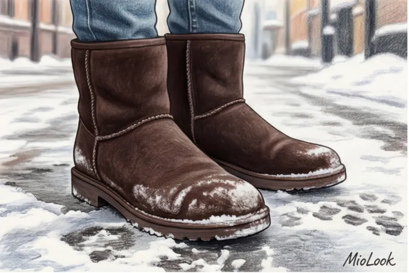 How to remove salt stains from suede shoes in winter