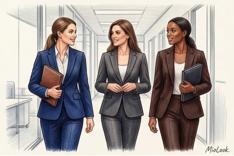 Женский деловой костюм: как выбрать идеальный фасон для офиса - 2