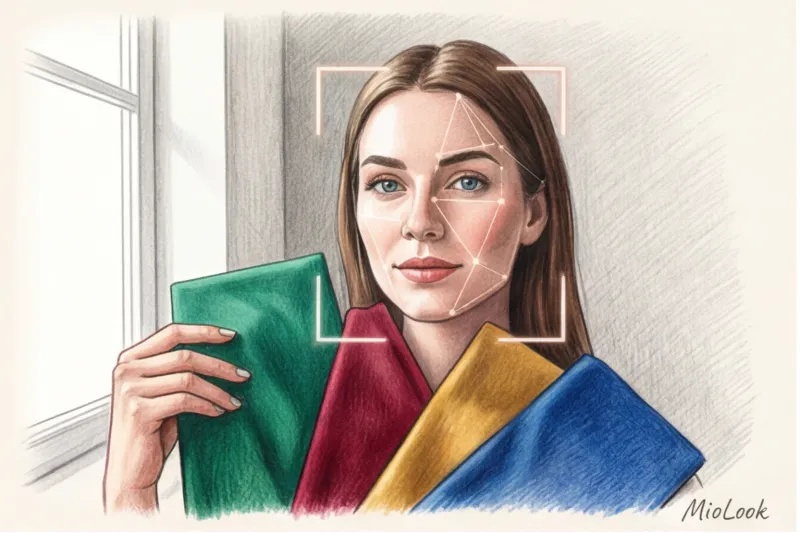 MioLook will be able to use a neural network to determine a person's color type.