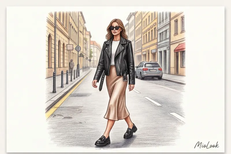 Шелковая юбка-комбинация: с чем носить в разные сезоны - 2