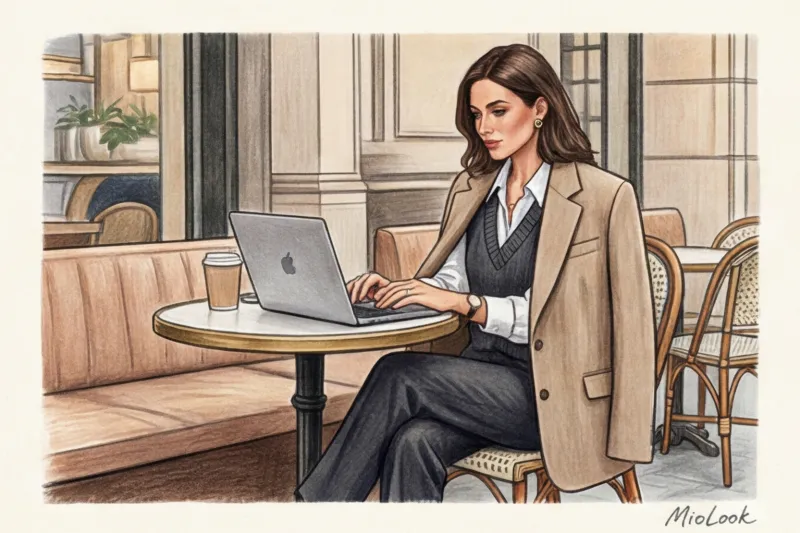 С чем носить вязаный жилет: идеи многослойных образов на каждый день - 5