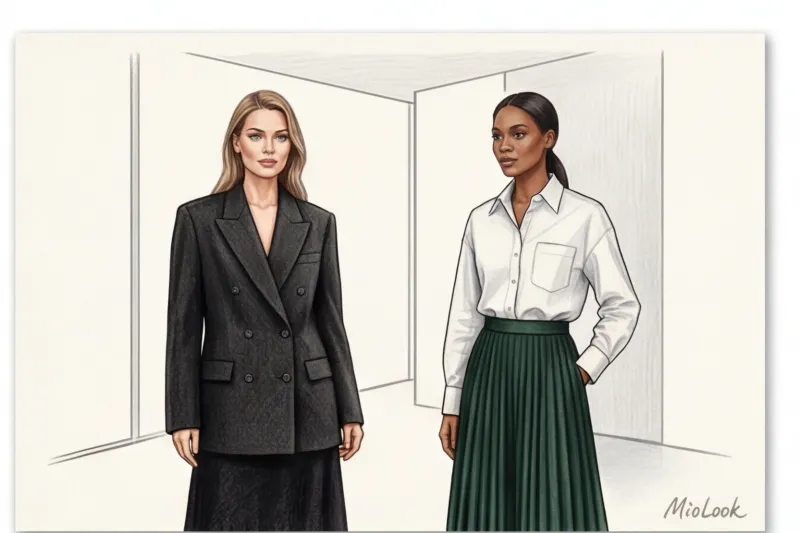 Макси в офисе: с чем носить длинную юбку, соблюдая деловой дресс-код - 3