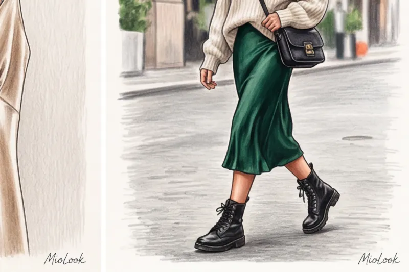 С чем носить платье-комбинацию: 15+ идей на каждый день и для вечеринки - 9