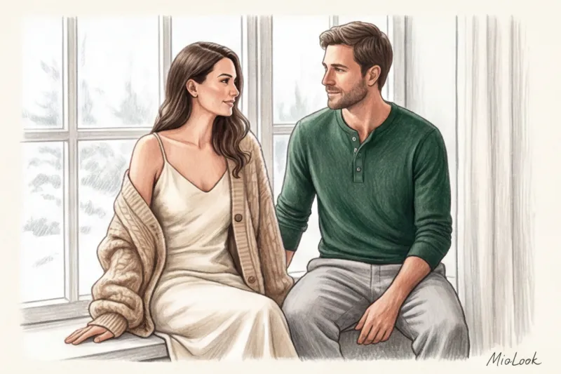 Уютный Новый год: выбираем праздничные пижамы и свитера для Family Look - 5