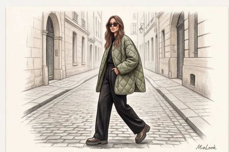 Tips for wearing a women's quilted jacket