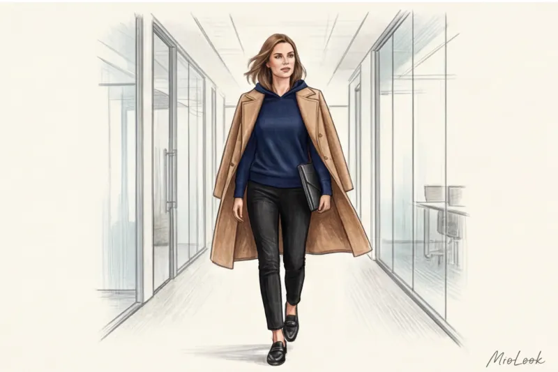 Худи и свитшоты на работе: как вписать объемный трикотаж в строгий дресс-код - 8