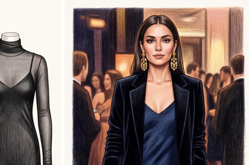 С чем носить платье-комбинацию: 15+ идей на каждый день и для вечеринки - 3