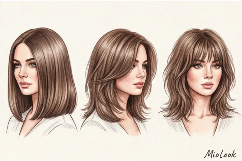 Стрижки на средние волосы: самые актуальные варианты года - 8