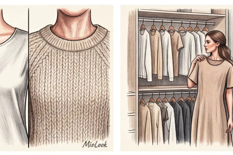 Базовый гардероб: какую прическу выбрать под классический круглый вырез - 5