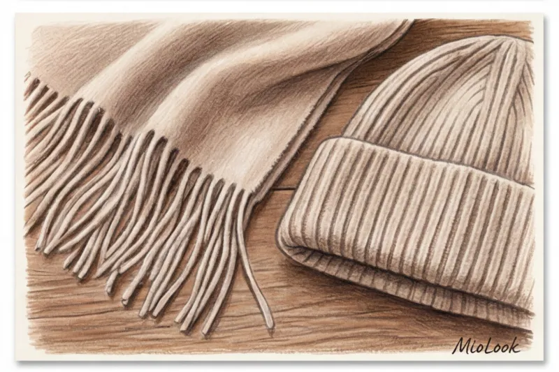 Шапки и шарфы под верхнюю одежду: правила идеальных сочетаний - 5