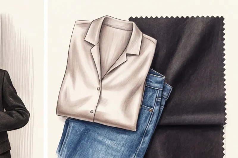 Нарядные топы и блузы: как носить с джинсами и обычными брюками - 2