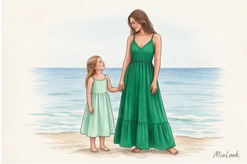 Пляжный Family Look: как подобрать гармоничные образы для всей семьи - 3
