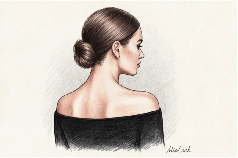 Прически под платье с открытыми плечами: как изящно подчеркнуть ключицы - 7