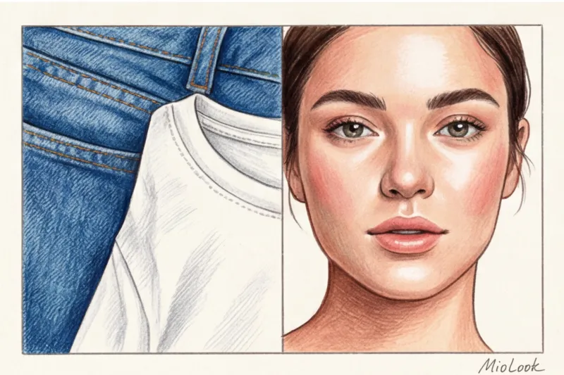 Повседневный макияж под джинсы и футболку: секреты стиля кэжуал - 8