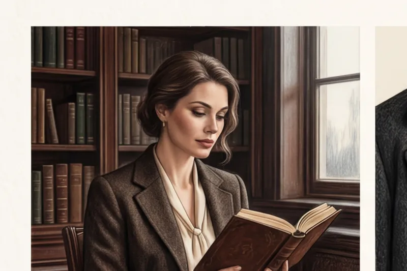 Дарк академия стиль в одежде: интеллектуальный шик