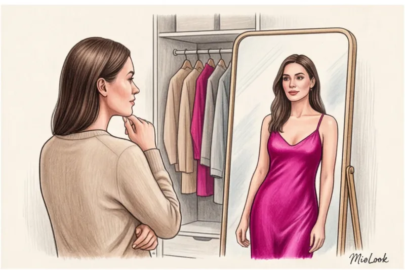 How to overcome the fear of bright clothes and become noticeable