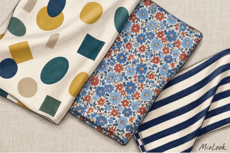 Как подобрать принт по уровню контрастности: масштаб, ритм и геометрия узоров - 2