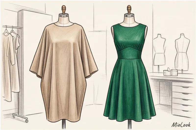 Какие фасоны платьев лучше всего скрывают живот и бока - 4