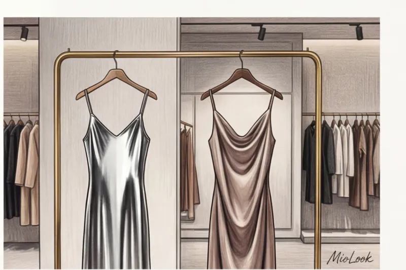 Шелк и атлас: в чем разница и что лучше выбрать для базового гардероба - 3