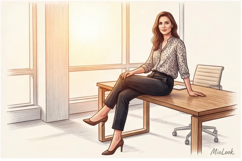 Женские позы для деловой фотосессии: как выглядеть уверенно в кадре - 9