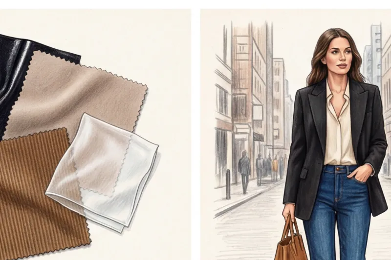 Магия фактур: как сочетать разные ткани для создания дорогих образов - 2