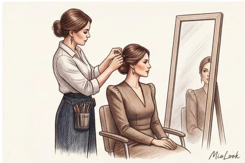 Как подобрать прическу под вырез платья: от V-образного до открытой спины - 9