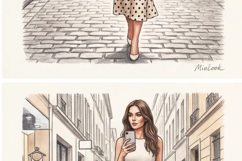 Принты для невысоких: полоска, горошек и цветы - 6