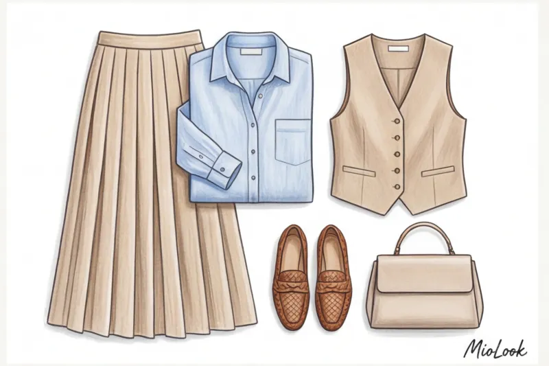 Летние юбки макси: актуальные фасоны и идеи образов для скромного стиля - 6