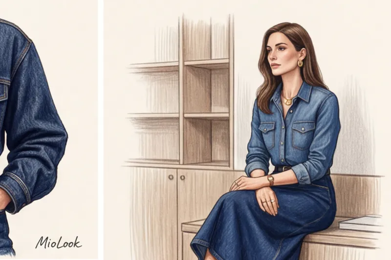 Total Denim: как правильно собирать джинсовые тотал-луки - 3