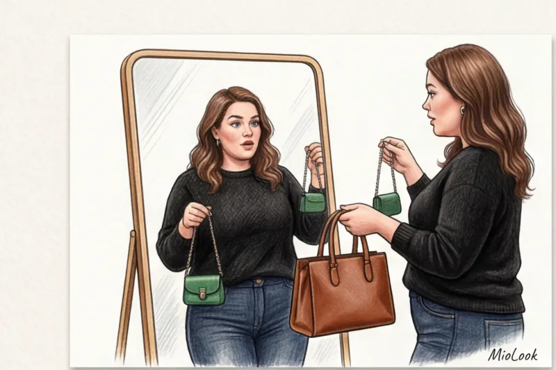 Аксессуары для фигуры яблоко: как скрыть объем