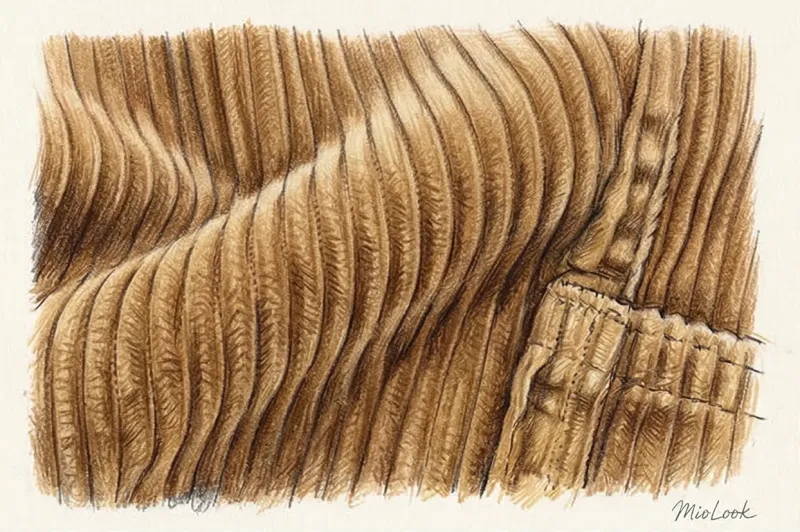 What is corduroy: types of fabric and rules for combining