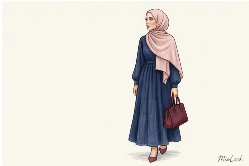 Как сочетать цвет хиджаба с одеждой: правила гармоничного образа - 9