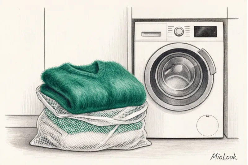 Мохер и ангора: правила ухода за пушистым трикотажем - 4