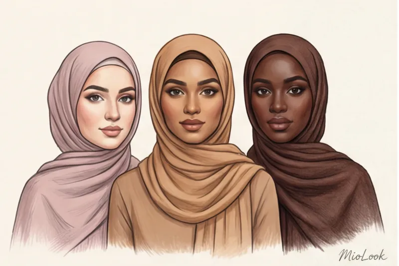 Цвет хиджаба по цветотипу: как определить свой идеальный базовый оттенок - 4