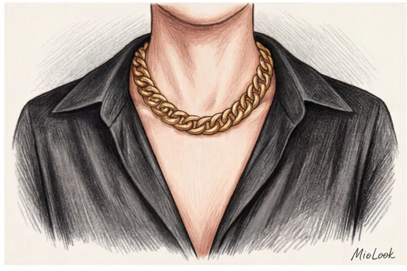 Как подобрать колье и подвески под вырез платья или блузки - 7