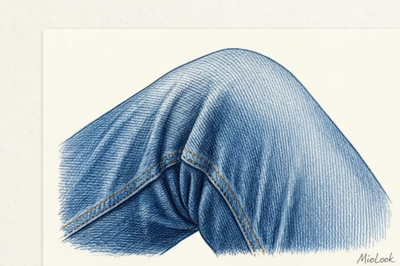 Как выбрать качественные джинсы, которые не вытянутся на коленях - 1