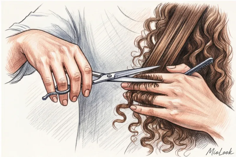 Идеальная форма для кудрявых волос: стрижем так, чтобы локоны не пушились - 9