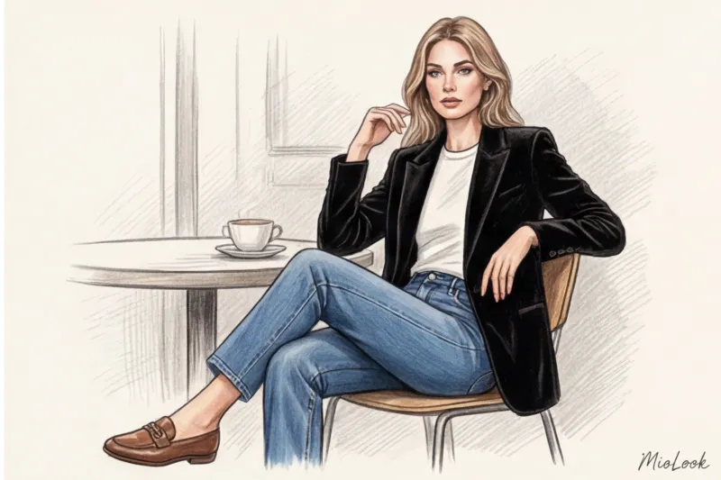 Альтернатива платью: нарядные закрытые костюмы для вечерних выходов - 6