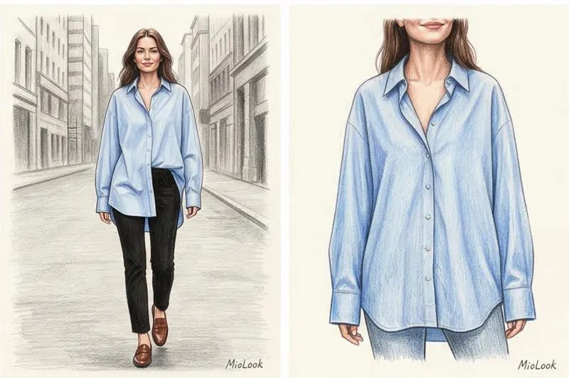 Рубашка-оверсайз - 2