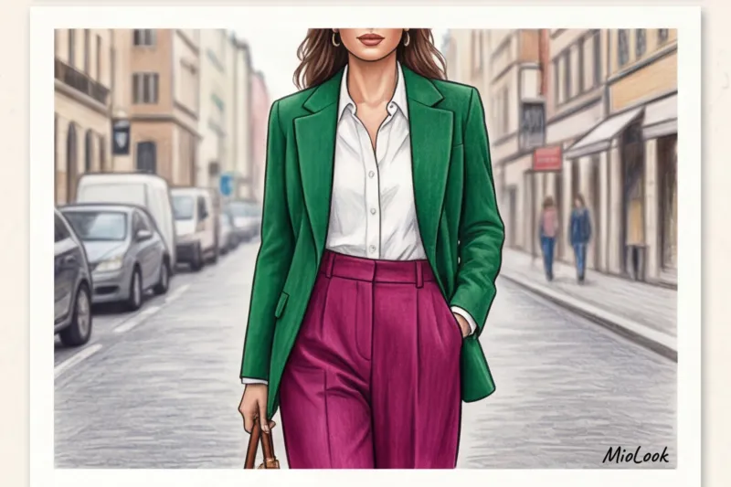 Колорблок в одежде: правила создания контрастных образов - 8