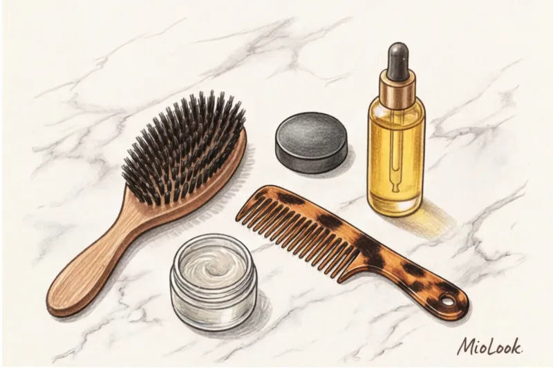 Подиумные hair-тренды в жизни: эффект мокрых волос и зализанные пучки - 3